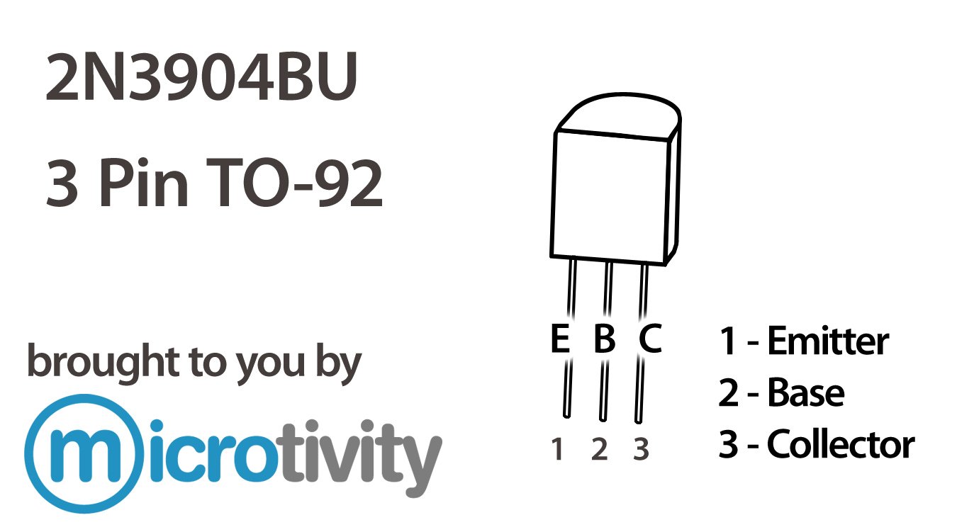 microtivity Pack of 10 2N3904 NPN Bipolar Amplifier